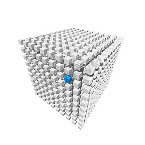 立方体由小立方体制成