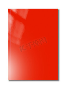 红色小册子封面模板