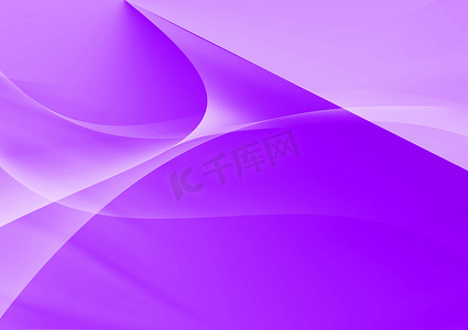 抽象线条和曲线紫色背景