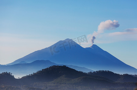 危地马拉的火山