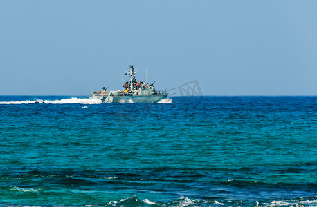 安全报摄影照片_地中海巡逻艇