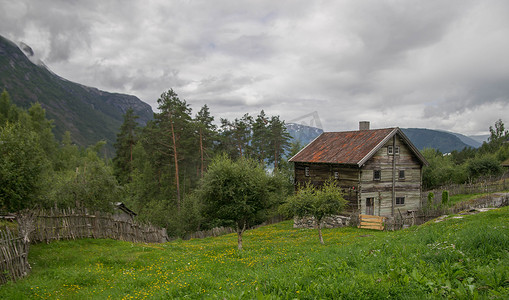 挪威生态博物馆的老房子