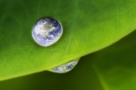 行星地球水滴