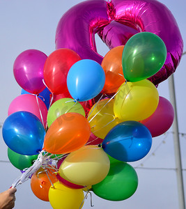 颜色鲜艳的气球