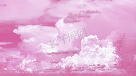 粉红色的云彩，云彩背景。