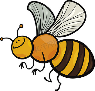 可爱卡通小蜜蜂摄影照片_卡通蜜蜂