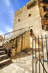 塞浦路斯人摄影照片_Kolossi，利马索尔，塞浦路斯中世纪城堡