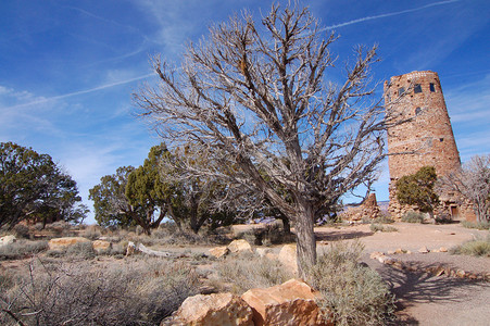 大峡谷沙漠景观瞭望塔