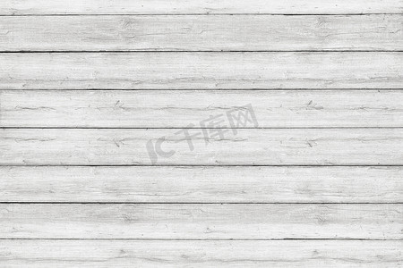 原木纹摄影照片_白色水洗地板原矿墙木纹。