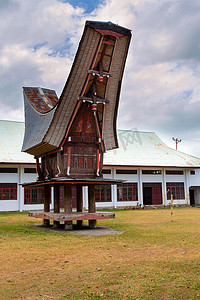 Toraja 民族建筑，比通市