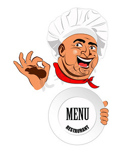 盘子海报摄影照片_厨师为美食家提供的最佳食物