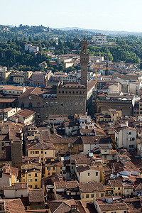 佛罗伦萨 — 从 Duomo 圆顶看旧宫