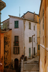 Menton France,Cote d Azur France, View on old part of Menton, Provence-Alpes-Cote dAzur, 法国