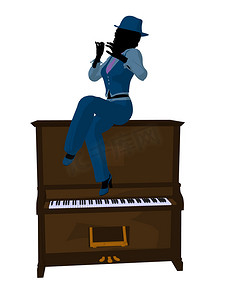 非洲裔美国爵士音乐家插图