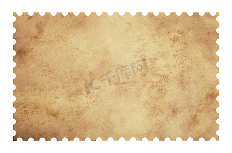 旧 grunge 空白邮票纸上白色邮票