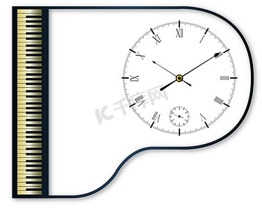 大钢琴报时