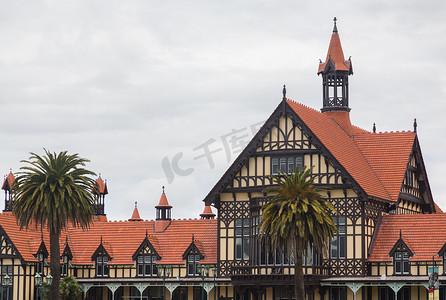 半坡博物馆摄影照片_新西兰罗托鲁瓦博物馆和政府公园