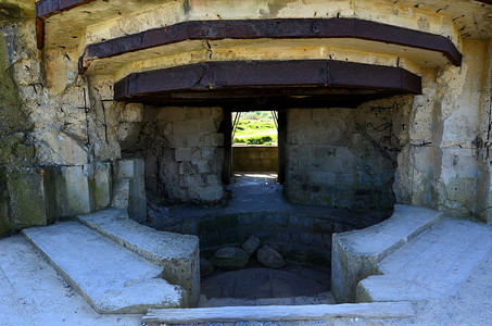 Bunker German，奥马哈海滩，诺曼底，法国