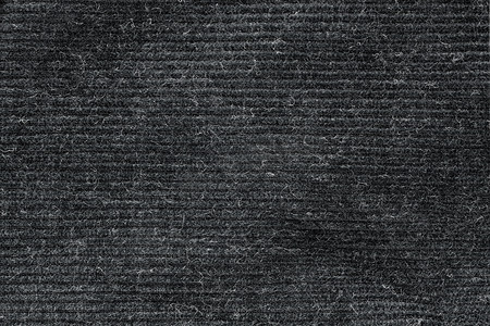 帆布摄影照片_黑色水洗地毯纹理，亚麻帆布白色纹理背景