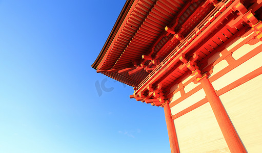 日本京都冬季清水寺