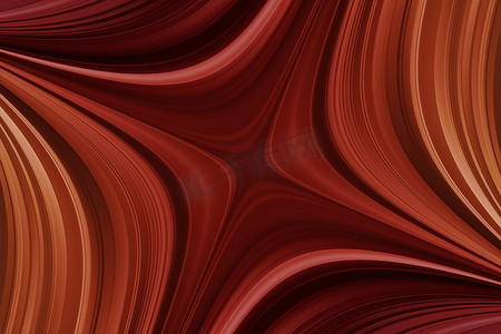 红色色调的曲线，带菱形图案的抽象背景