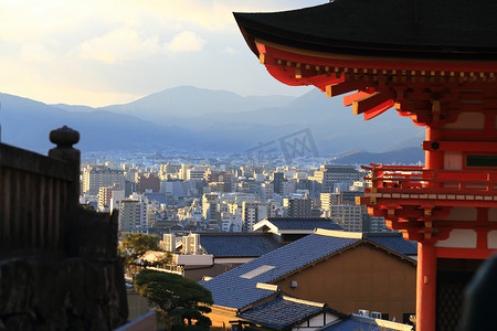 清水寺摄影照片_日本京都冬季清水寺