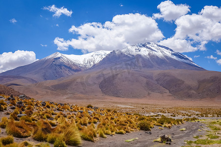 玻利维亚南利佩兹保护区的高原山脉