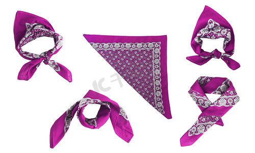 紫丁香，紫罗兰，紫色，manzhenta 围巾，头巾，图案，isola