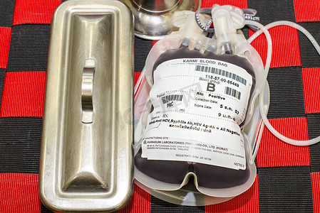 B 型血液和血浆袋
