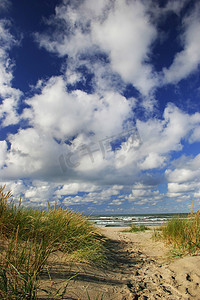 云视界摄影照片_通往海滩的小径