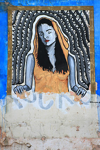 雅典人摄影照片_雅典的街头艺术