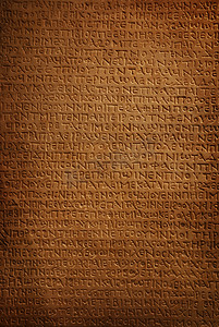 古老石刻象形文字的背景