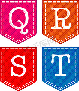 四个字母，Q、R、S、T。