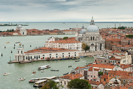 著名的摄影照片_威尼斯城市景观-意大利著名的古城。