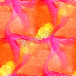 散景抽象水彩和艺术橙红色无缝纹理哈哈