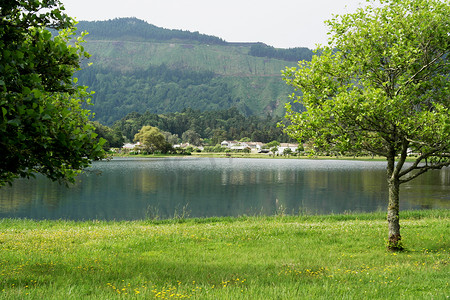 七城泻湖，圣米格尔，葡萄牙