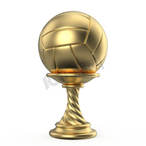 金色奖杯 VOLLEYBALL 3D