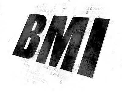 医学概念： 数字背景下的 BMI