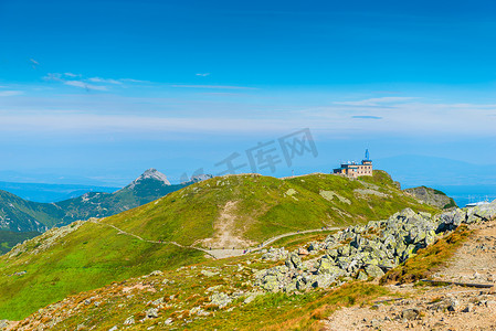 波兰景点 — 旅游建筑 Kasprowy Wierch 美丽的莫