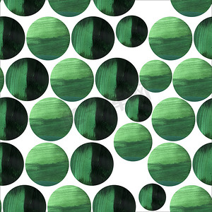 森林绿色纹理在白色背景上点缀着无尽的图案。