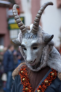 德国弗莱堡历史狂欢节面具游行