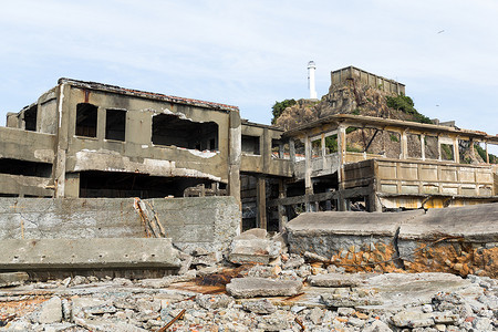 日本废弃的军舰岛