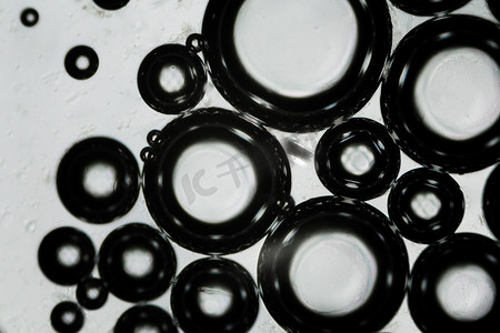 离奇的摄影照片_显微镜下的水泡