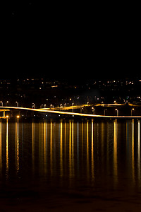 夜湖桥垂直