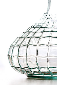家居用品装饰摄影照片_抽象水晶花瓶