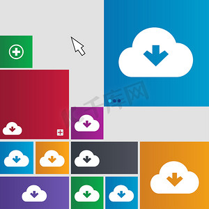 从云图标标志下载。