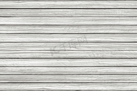 原木纹摄影照片_白色水洗地板原矿墙木纹。