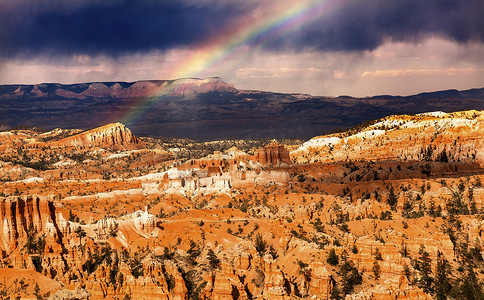 彩虹风暴布莱斯角布莱斯峡谷国家公园犹他州