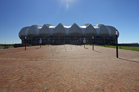 足球世界杯的伊丽莎白港体育场，称为纳尔逊曼德拉湾