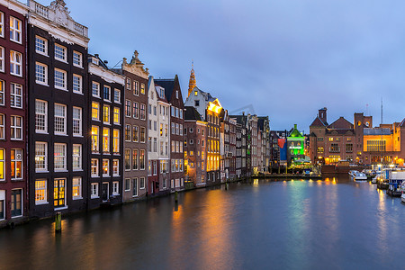 凯格尔摄影照片_荷兰阿姆斯特丹运河